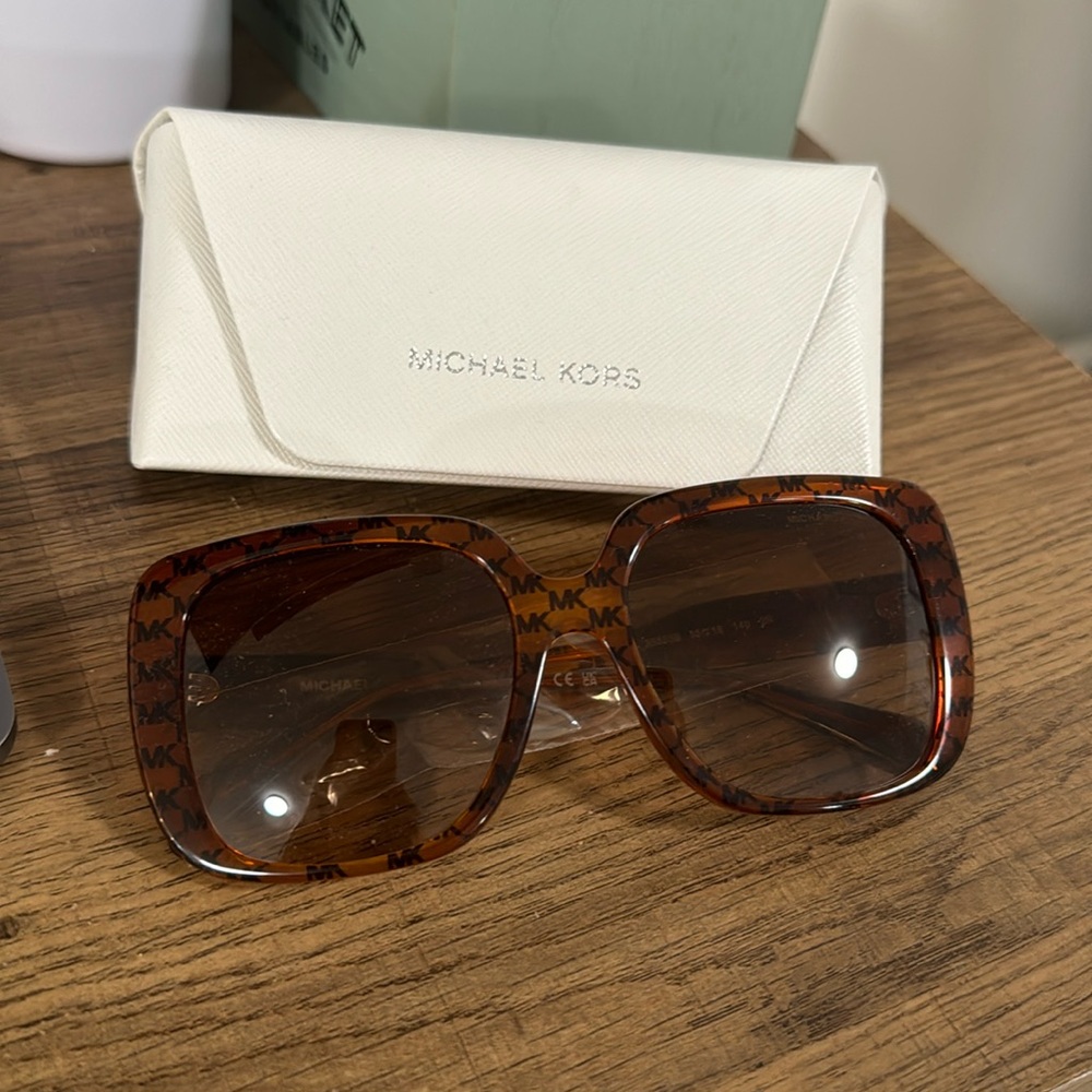Michael Kors Monogrammed Oversized Sunglasses